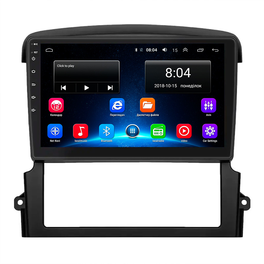 Штатна магнітола Lesko для Kia Sorento I Рестайлінг 2006-2011 9" 2/32Gb Wi-Fi Base GPS Android Кіа зіренто
