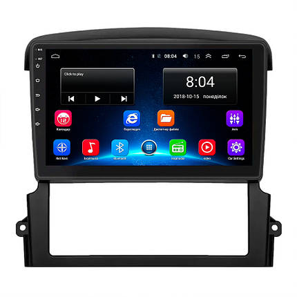 Штатна магнітола Lesko для Kia Sorento I Рестайлінг 2006-2011 9" 2/32Gb Wi-Fi Base GPS Android Кіа зіренто, фото 1