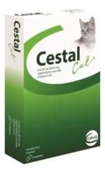 Цестал Кэт антигельминтный препарат для кошек широкого спектра действия, жевательная таблетка Cestal Cat 8 шт.