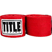 Бинты боксерские TITLE 180 HW Красный