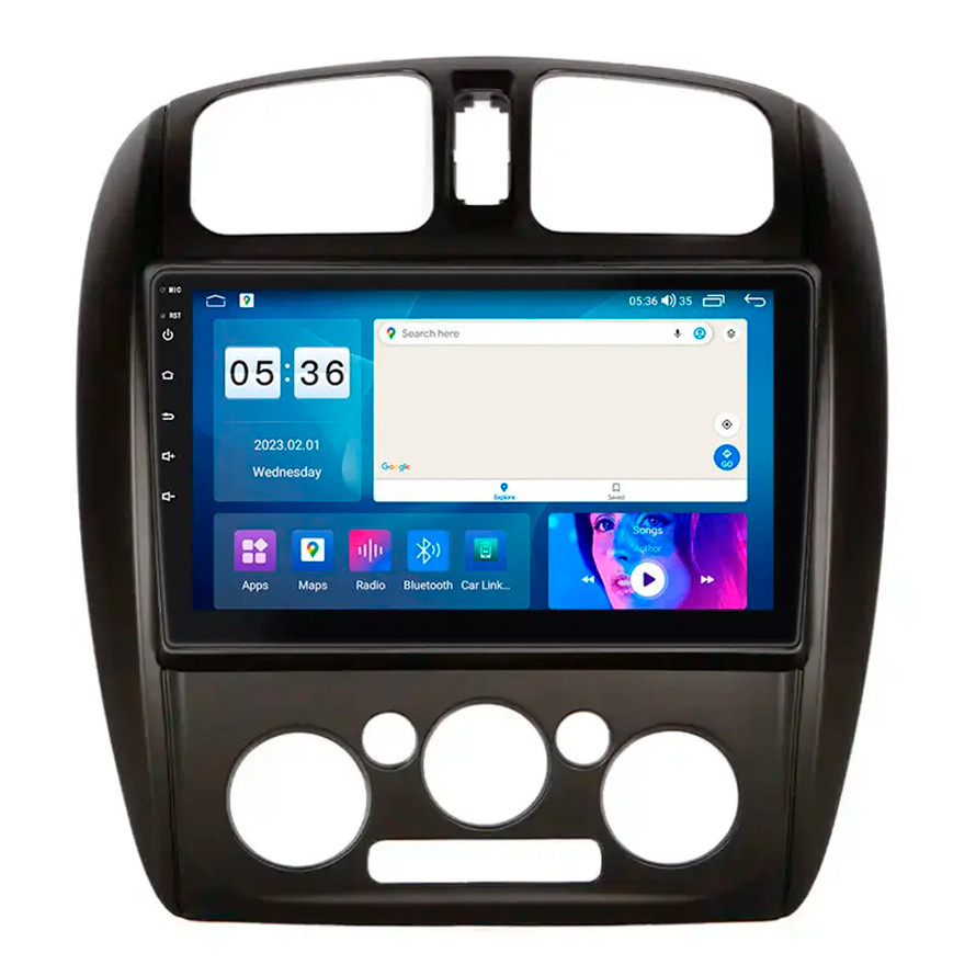 Штатна магнітола Lesko для Mazda 323 VI (BJ) Рестайлінг 2000-2003 IPS 9" 4/64Gb CarPlay 4G Wi-Fi GPS Prim 6 шт.