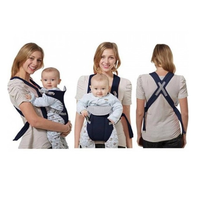 Рюкзак-кенгуру для дітей слінг-переноска Baby Carriers EN71 від 3 місяців Синій