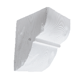 Консоль до декоративної балки Decowood модерн (17х19)см біла