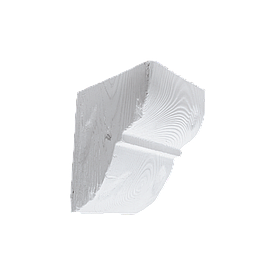 Консоль до декоративної балки Decowood модерн (12х12)см біла