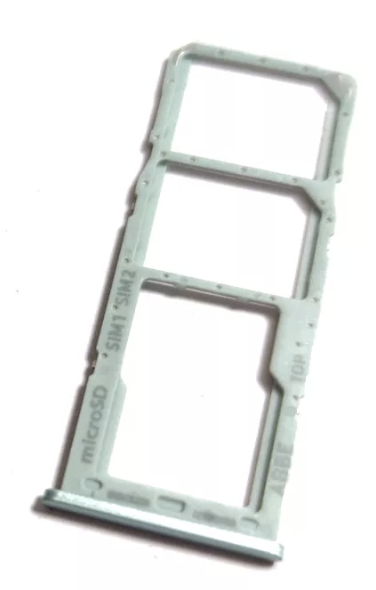 Тримач (лоток) Sim-карти та карти пам'яті для Samsung A225F Galaxy A22 4G Dual Sim, зелений, Mint, на дві
