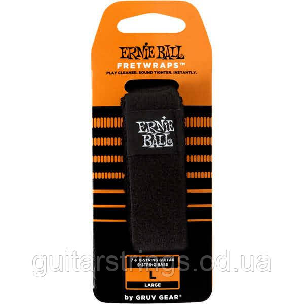 Ernie Ball 9614 FretWraps String Muter 1-Pack Black Large