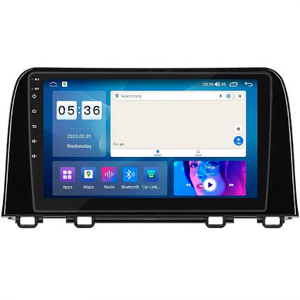 Магнітола Lesko для Honda CR-V V 2016-2020 IPS 9" 1280x720 4/64Gb CarPlay 4G Wi-Fi GPS Prime, фото 1