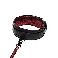 Нашийник із повідцем Fifty Shades of Grey Sweet Anticipation Reversible Faux Leather Collar and Lead AIW Or2201, фото 2