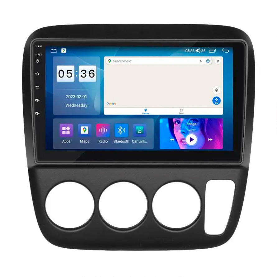 Штатна магнітола Lesko Honda CR-V I Рестайлінг 1999-2001 IPS 1280x720 9" 4/64Gb CarPlay 4G Wi-Fi GPS Prime