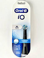 Сменные насадки к электрической зубной щетке Oral-B iO 6 шт Ultimate Clean черные