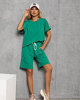 Жіночі спортивні костюми ISSA PLUS 12740 S зелений