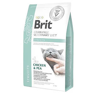 Brit VD Cat Struvite для кішок із куркою 2 кг