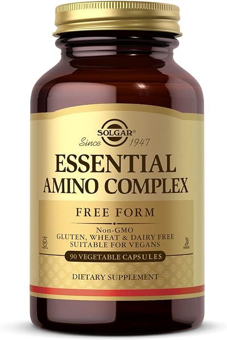Solgar Essential Amino Complex, комплекс незамінних амінокислот, 90 капсул