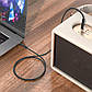 Аудіокабель BOROFONE BL16 Clear sound AUX audio cable Black, фото 6