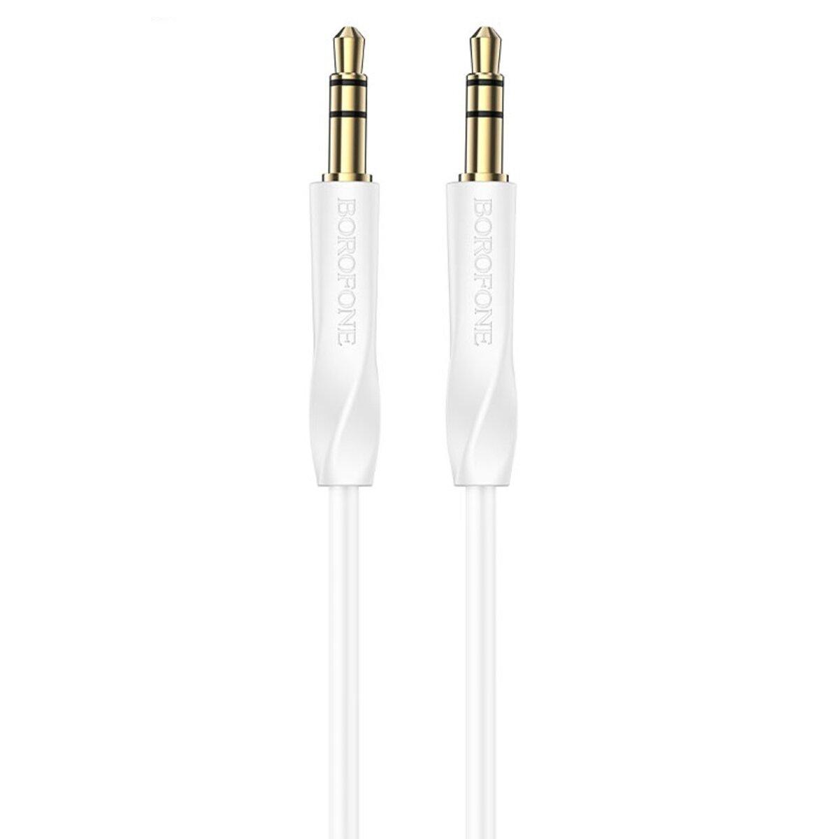Аудіокабель BOROFONE BL16 Clear sound AUX audio cable White
