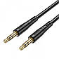 Аудіокабель HOCO UPA24 Smooth AUX audio cable Black, фото 3