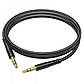 Аудіокабель HOCO UPA24 Smooth AUX audio cable Black, фото 5