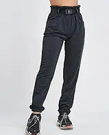 Жіночі брюки ISSA PLUS 9978 M темно-сірий