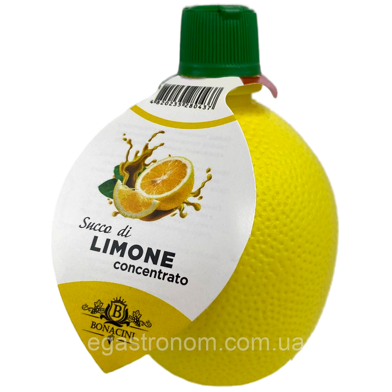 Сік цитринка лимон Бонасіні Bonacini lemon 200g 12шт/ящ (Код: 00-00015385), фото 1