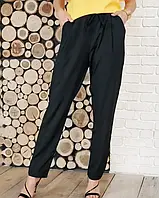 Жіночі брюки ISSA PLUS 11753 S чорний