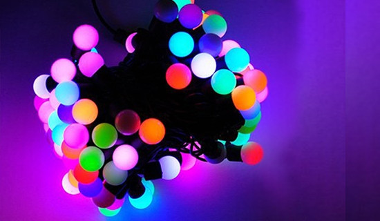 Гірлянда-кульки LED 50 різнобарвна