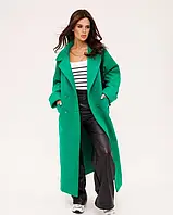 Пальто ISSA PLUS 13549 XL зеленый