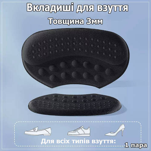 Вкладыши для реставрации задника обуви. Вставки для подгона размера 3мм ...