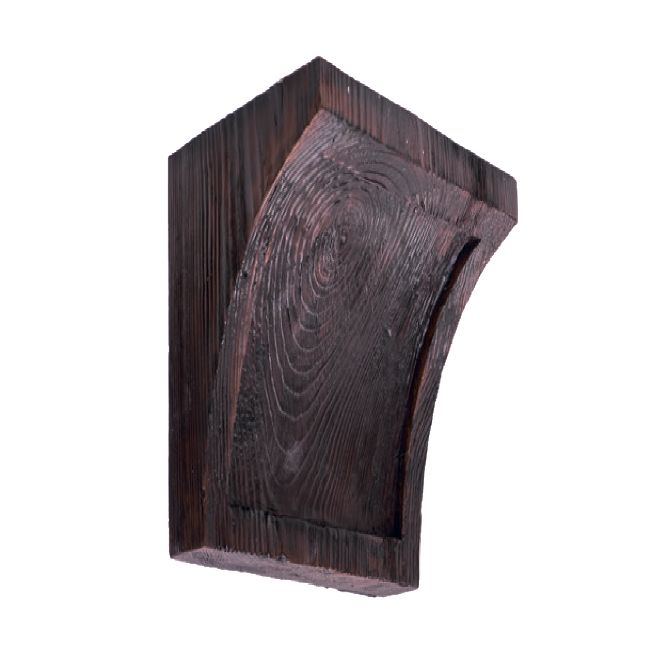 Консоль до декоративної балки Decowood рустик (12х12)см червоне дерево, фото 1