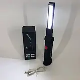 Світлодіодний ліхтар кемпінг LED COB BL-W52 магніт, гачок, фото 5