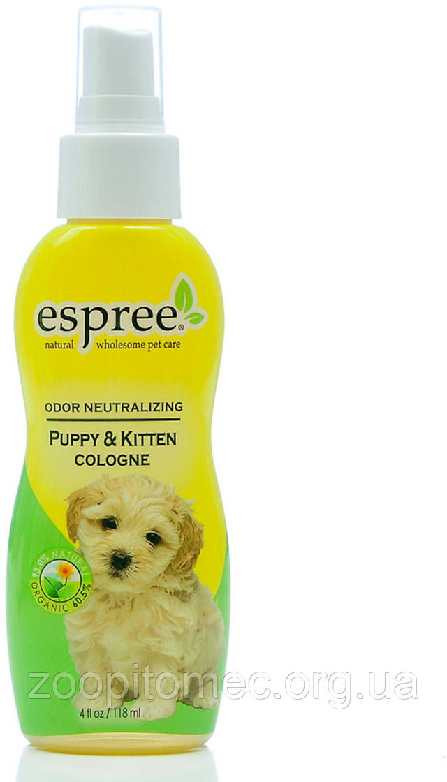 Концентрированный гипоаллергенный шампунь для собак и кошек Espree Puppy and Kitten Shampoo 355 мл