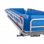 Регульована каталка для миття лежачих пацієнтів SHOWER-TROLLEY-FOR-PAEDIATRIC-USE, фото 10
