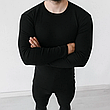Термобілизна зимова чоловіча на флісі BioActive до -25°С чорна, Розмір S / Термобілизна для військових ЗСУ, кофта + штани, фото 2