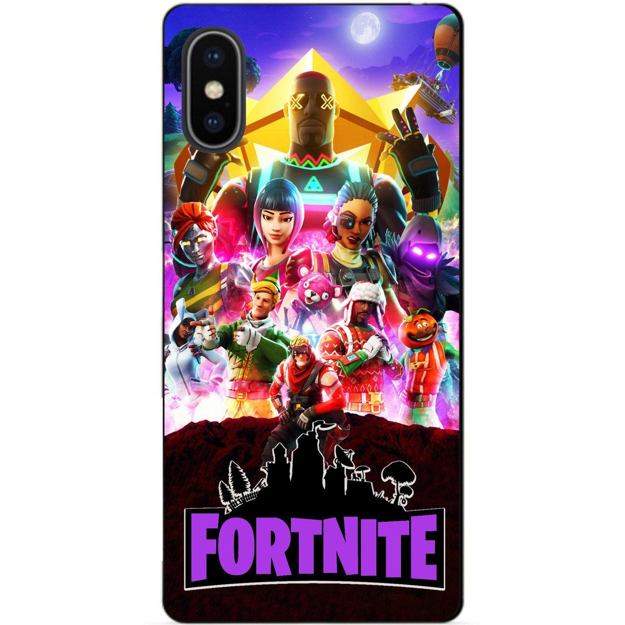 Силіконовий чохол бампер для Iphone XS з малюнком Fortnite Фортнайт
