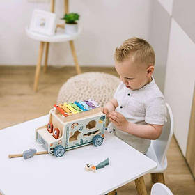 Дерев'яна вантажівка FreeON з ксилофоном