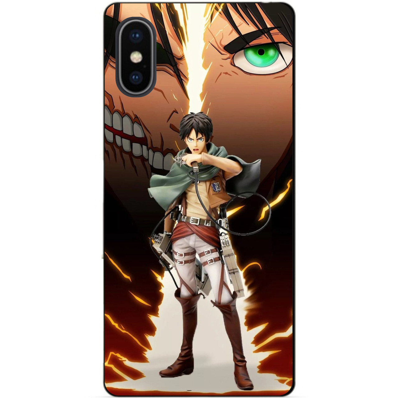 Силіконовий чохол бампер для Iphone XS з малюнком Атака Титанів Attack on Titan