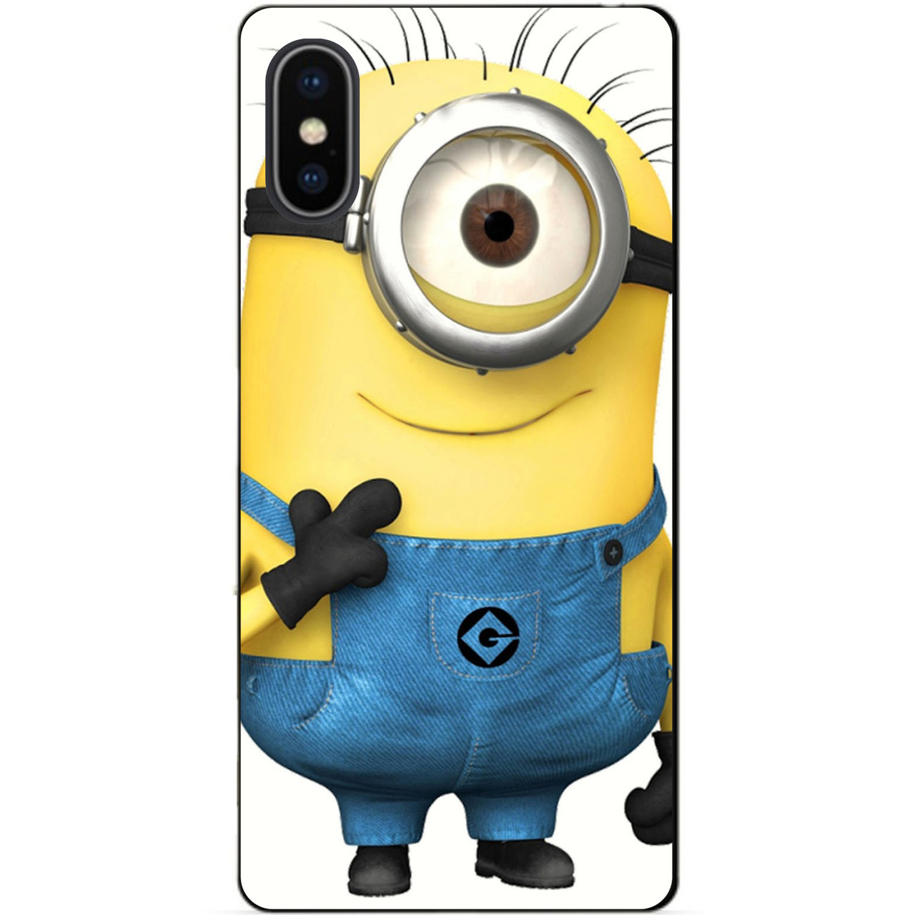 Силіконовий чохол бампер для Iphone XS з малюнком Міньйон Кевін Minion