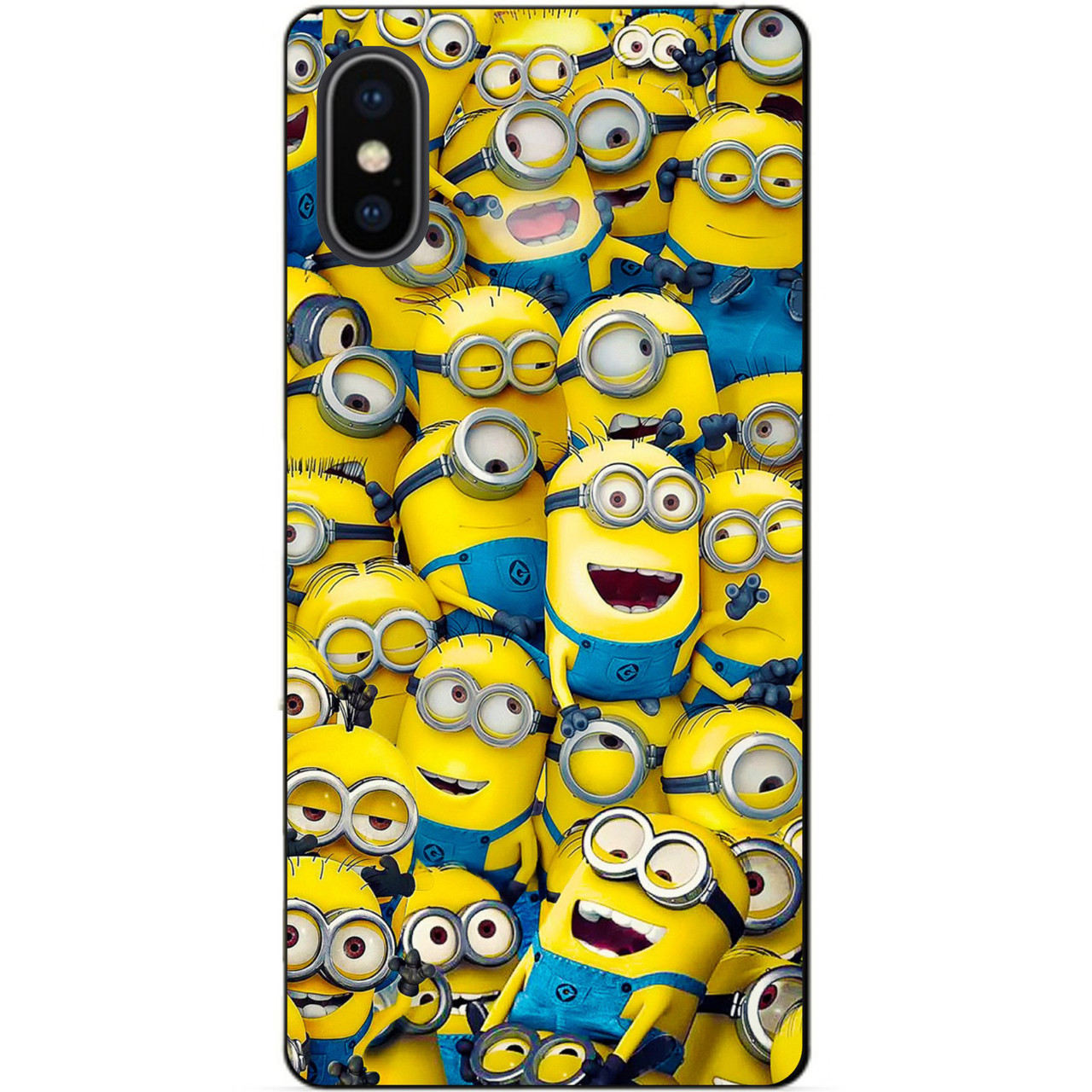 Силіконовий чохол бампер для Iphone XS з малюнком Міньйони Minion