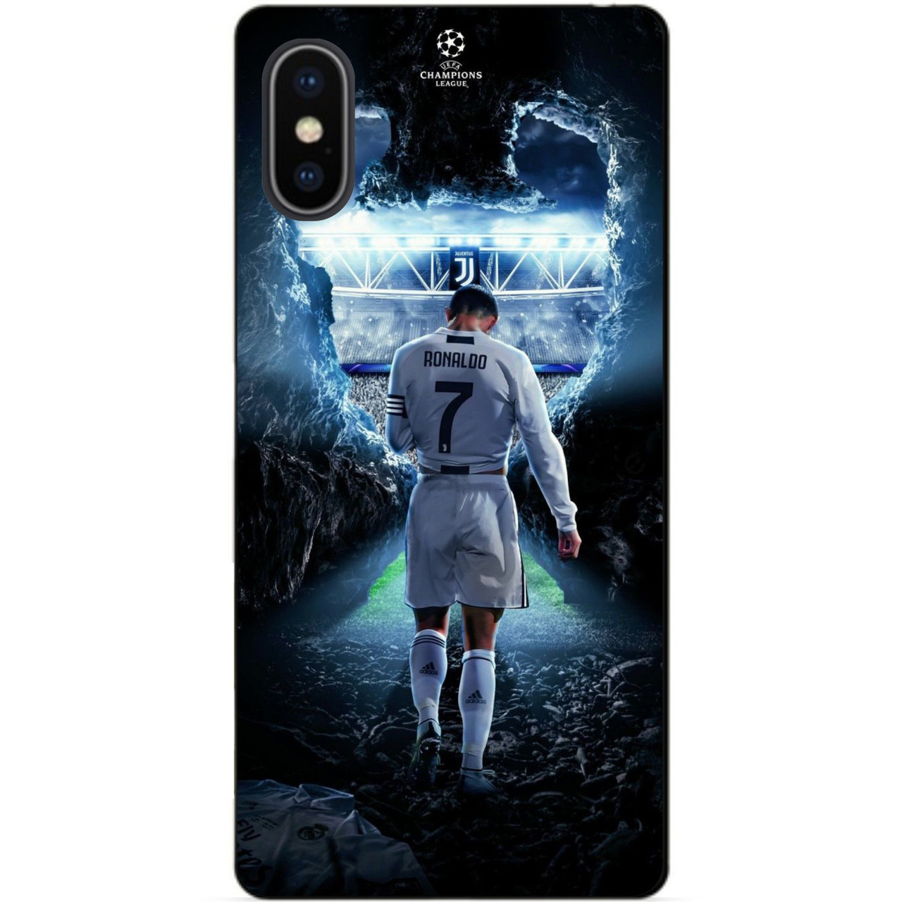 Силіконовий чохол бампер для Iphone XS з малюнком Ronaldo Роналдо