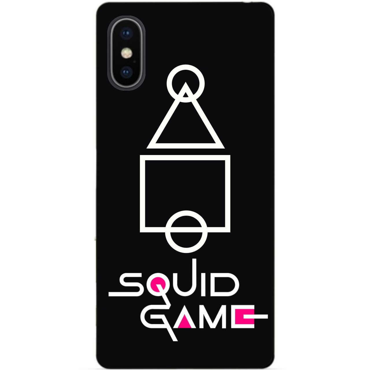 Силіконовий чохол бампер для Iphone XS Гра в кальмара