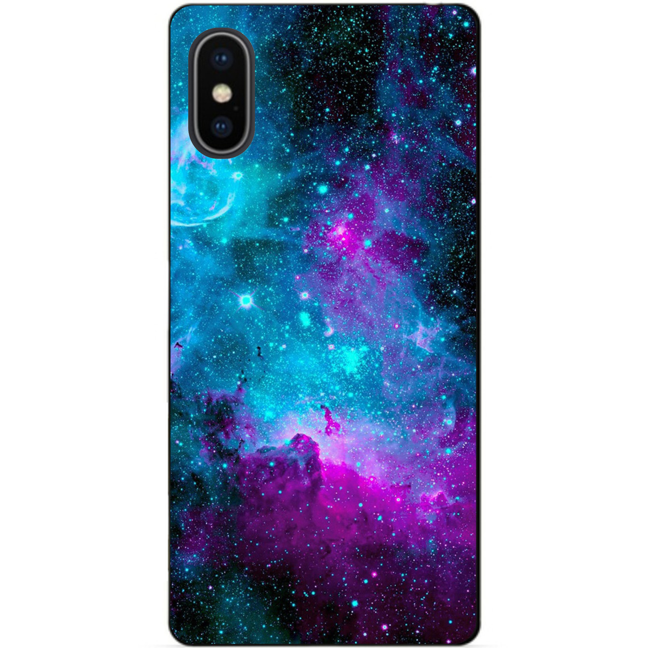 Силіконовий чохол бампер для Iphone XS з малюнком Галактика Космос