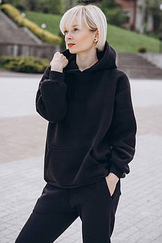 Худі Утеплений Vsetex Warm Чорний S