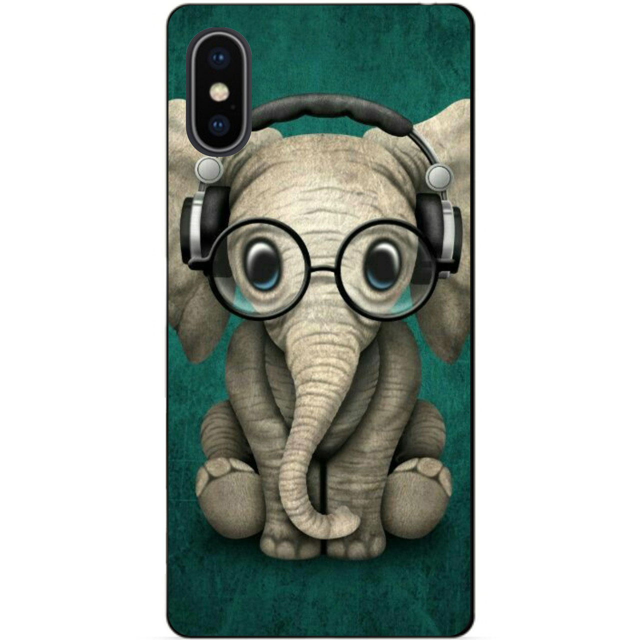 Силіконовий чохол бампер для Iphone X 10 з малюнком Слоник