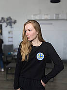 Футболка з довгим рукавом Лонгслів Sleeve Чорний L, фото 6