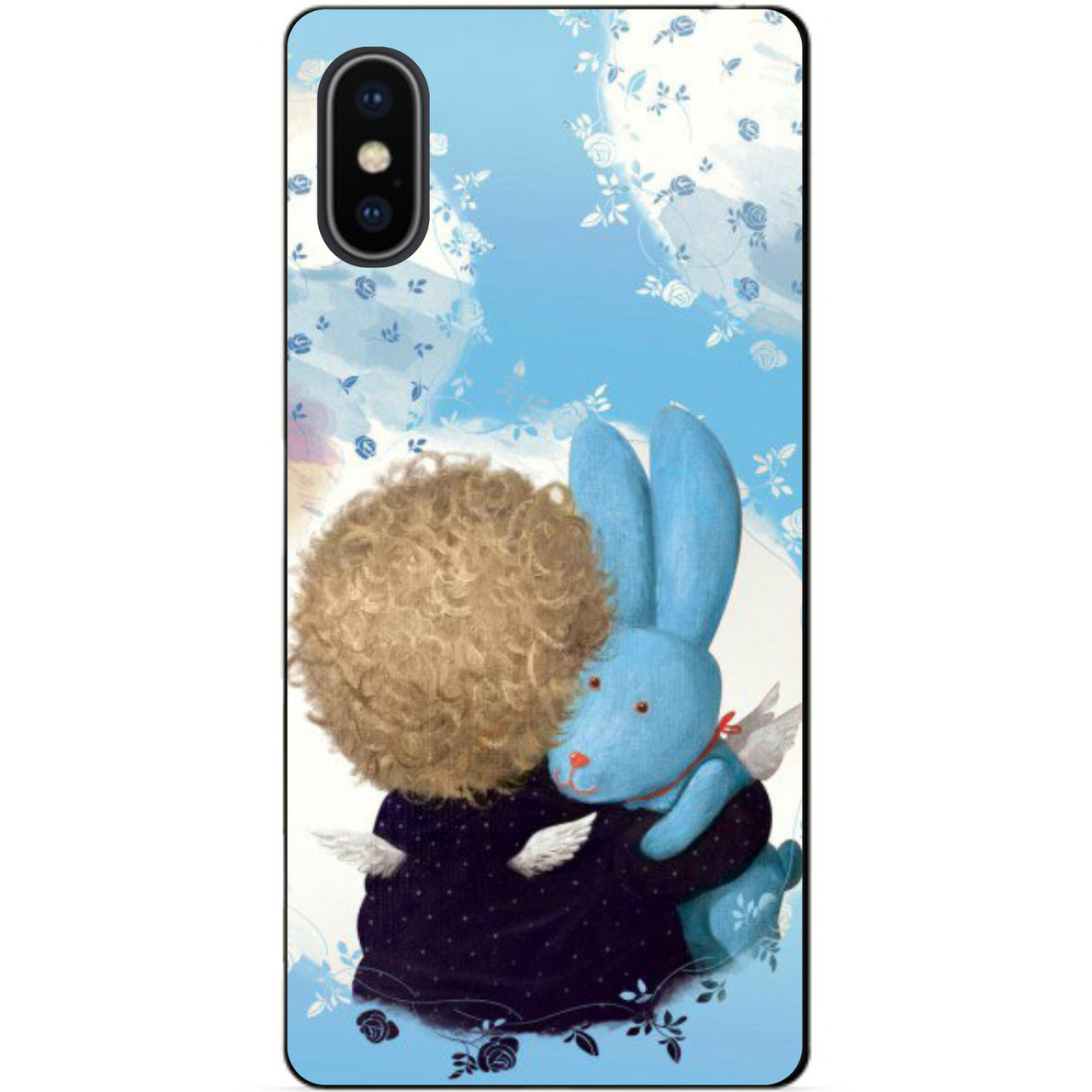 Силіконовий чохол бампер для Iphone X 10 з малюнком Улюблений Зайчик Гапчинська