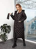 Зимнее теплое женское пальто ЗИМА Ткань плащевка Синтепон-200 Размер 42-44, 46-48, 50-52, 54-56, 58-60