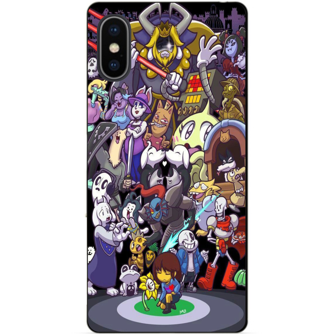 Силіконовий чохол бампер для Iphone XS з малюнком Undertale Андертейл