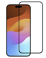 Захисне скло для iPhone 15 Plus Full Glue, колір чорний