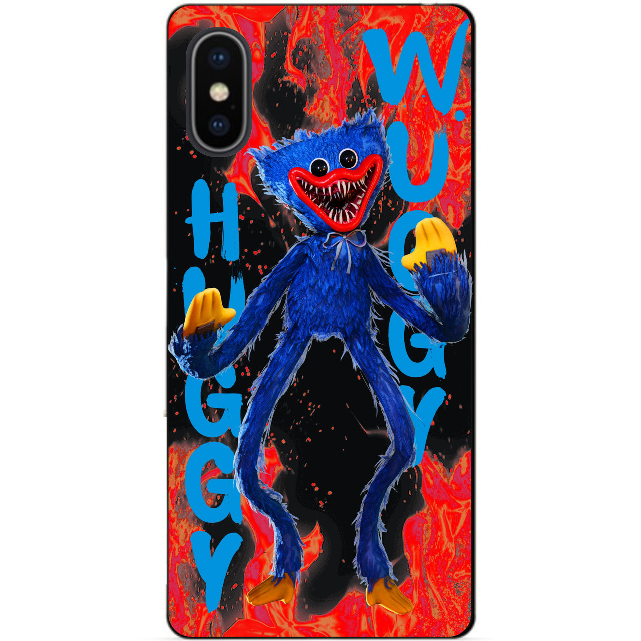 Силіконовий чохол бампер для Iphone X 10 з малюнком Huggy Wuggy Хаггі Вагі