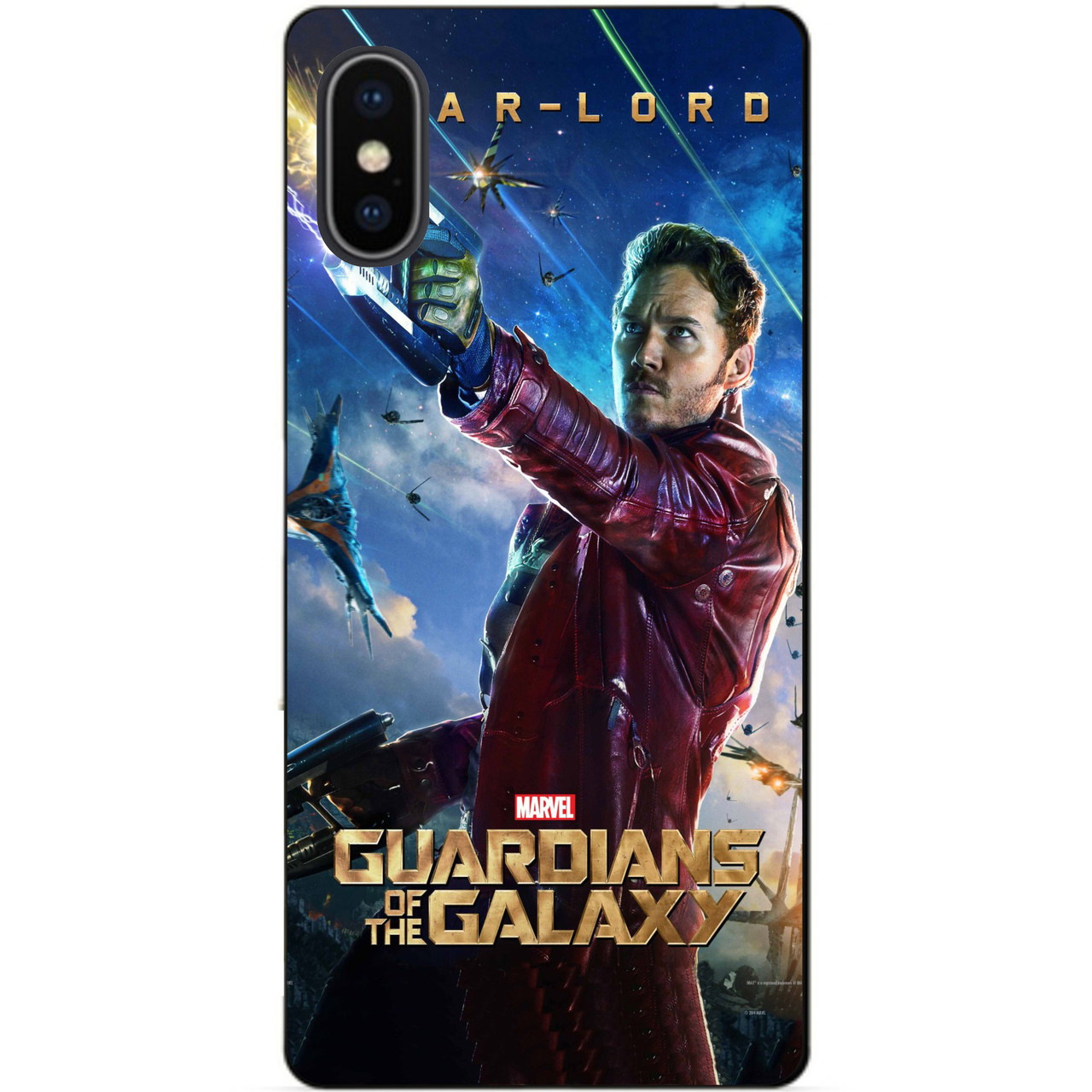 Силіконовий чохол бампер для Iphone X 10 з малюнком Зірковий Лорд Стражі Галактики Lord