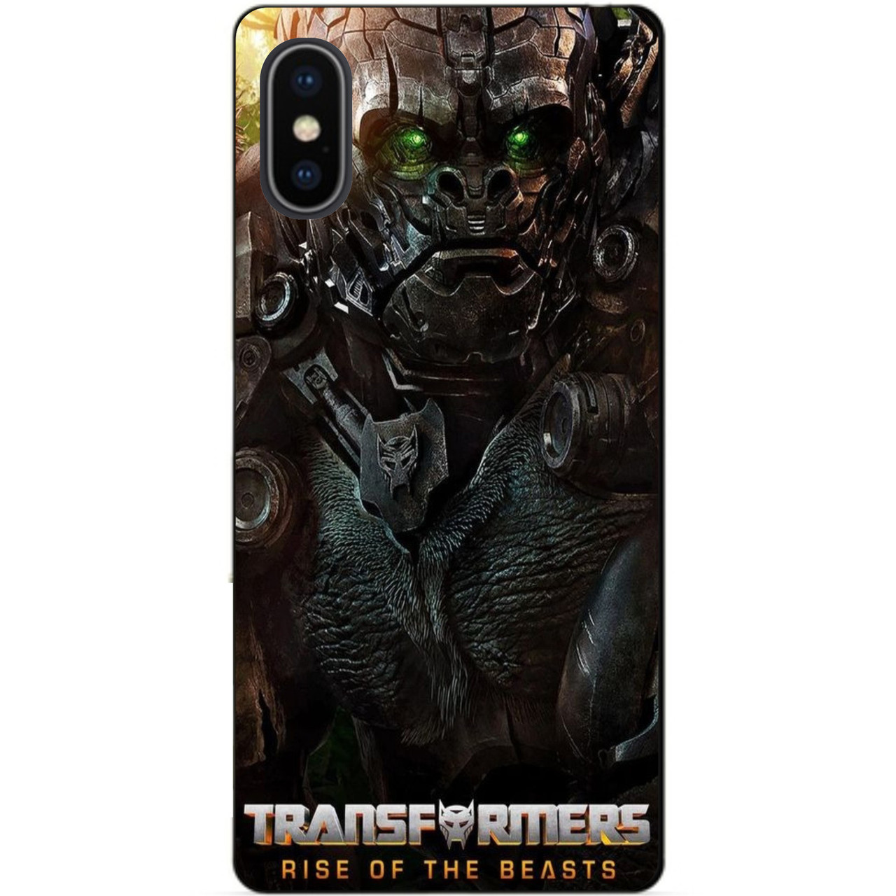 Силіконовий чохол бампер для Iphone X 10 з малюнком Оптимус Праймал Звероботи Трансформери Transformers